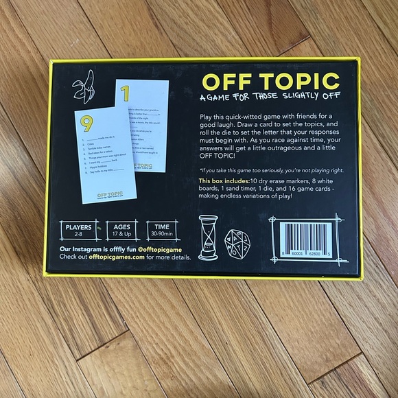 Off Topic Party Game - Picture 2 of 3